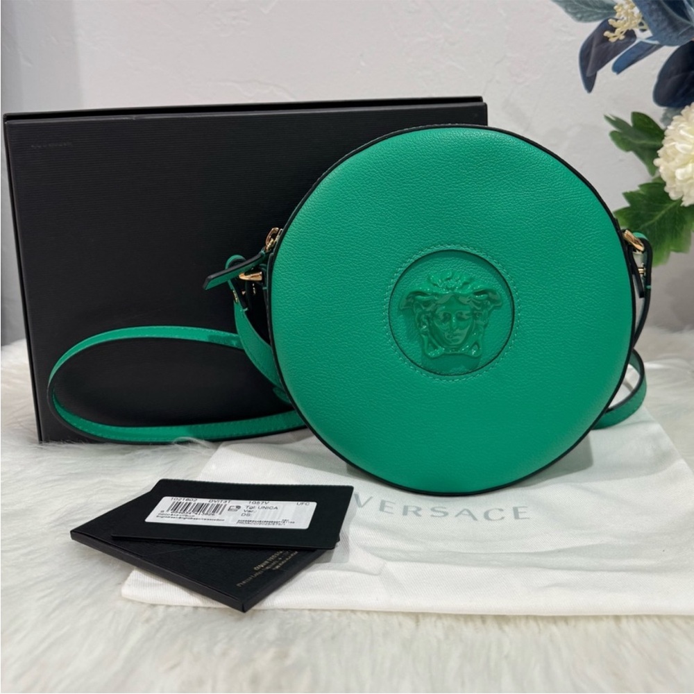 Versace Medusa Round Camera Crossbody Bag With Dustbag NWT